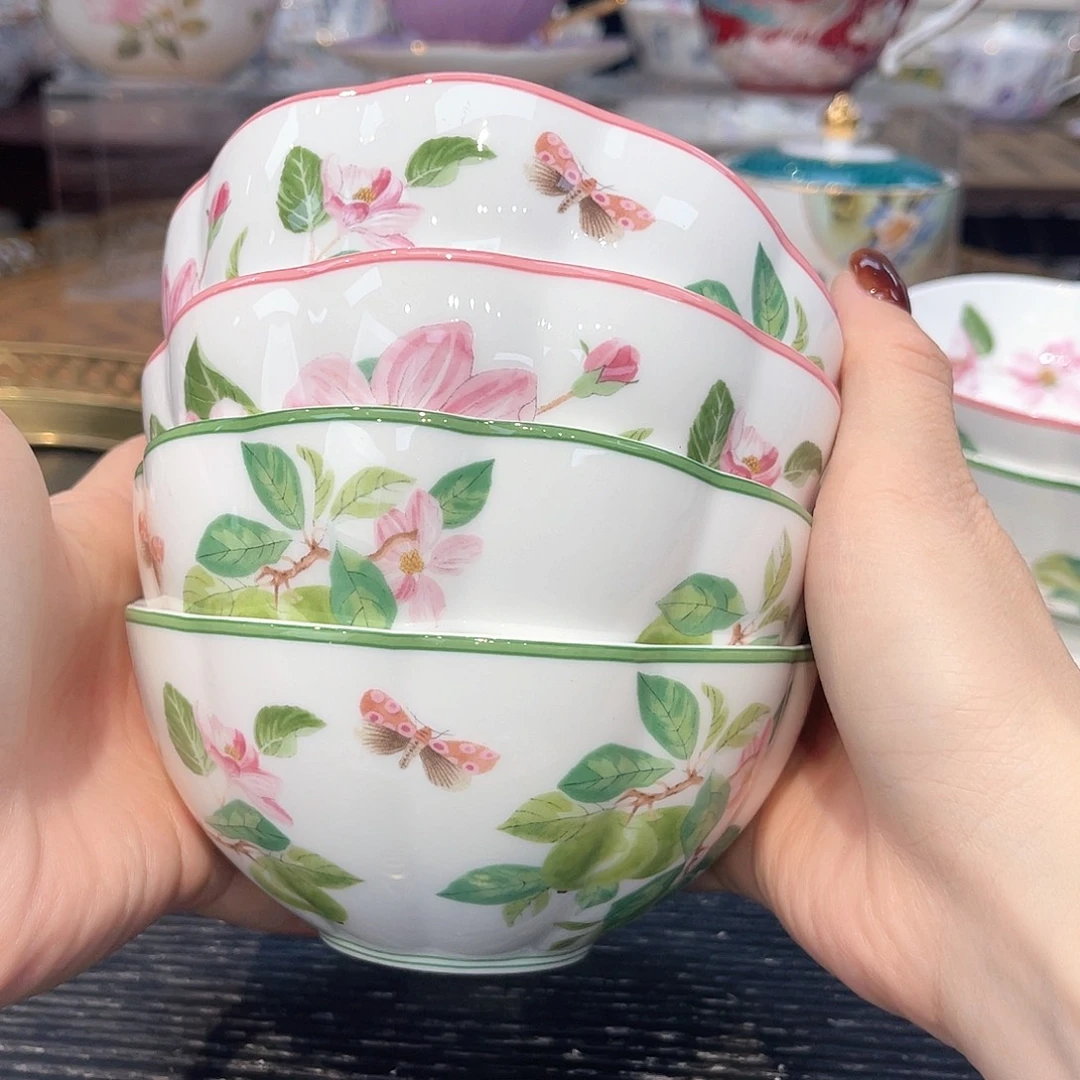 骨瓷饭碗4个/////：/：：