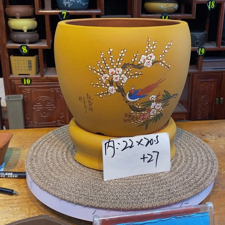 紫砂花盆紫砂花盆