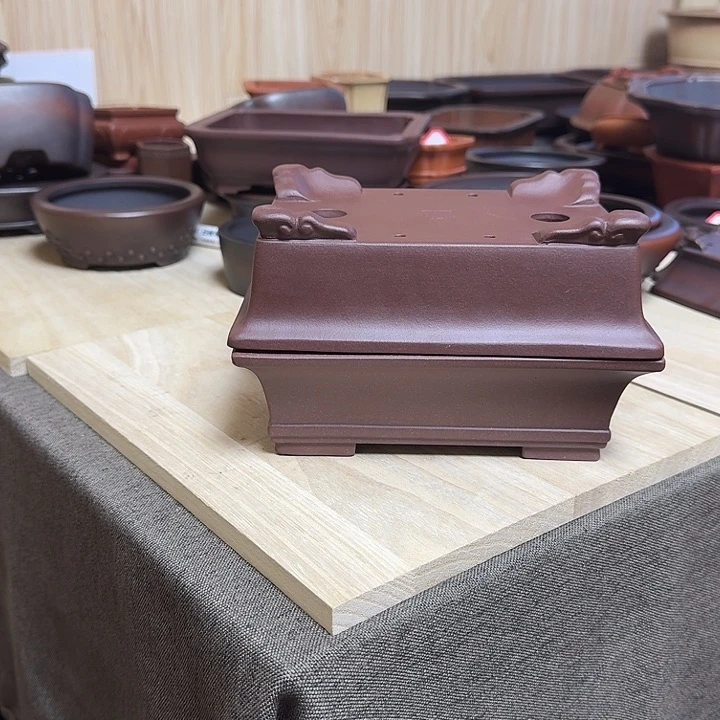 红陶正*紫砂花盆