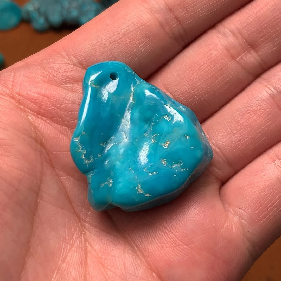 绿松石珠宝奇石未镶嵌嘟**士