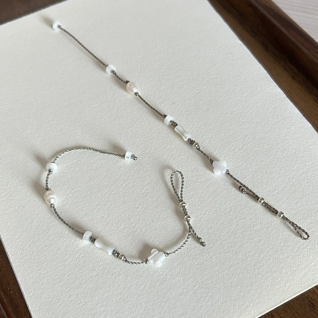 手链 清冷淡雅的手链新中式手绳原创设计