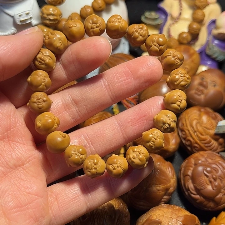 橄榄核手串/手链猴头1.2百态