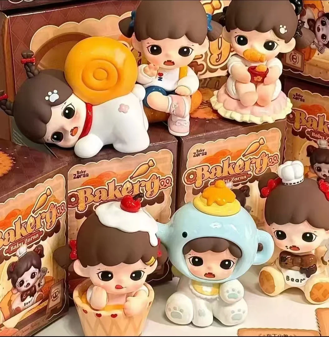 【拆盒】Zorra妹宝烘焙店盲盒可爱公仔潮玩手办摆件