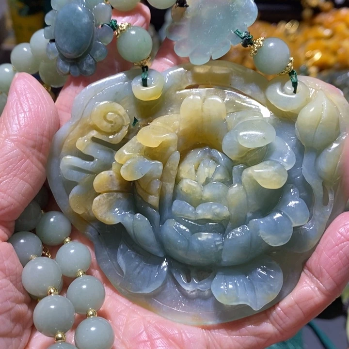 岫玉岫玉吊坠未镶嵌