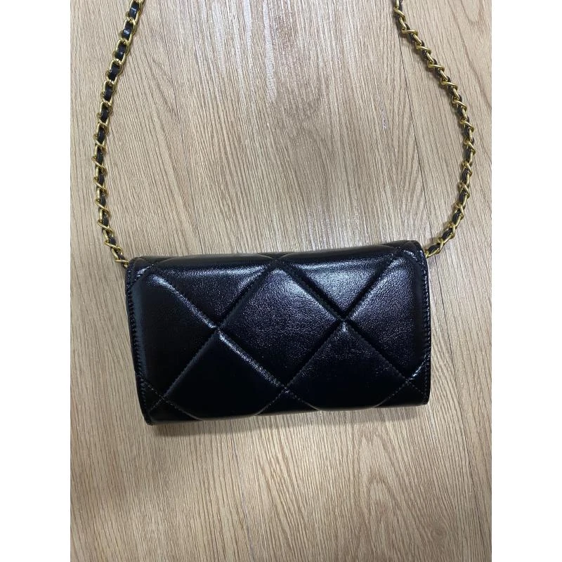 时尚潮流真皮新款女包斜跨包手提包小钱包 10838 黑色