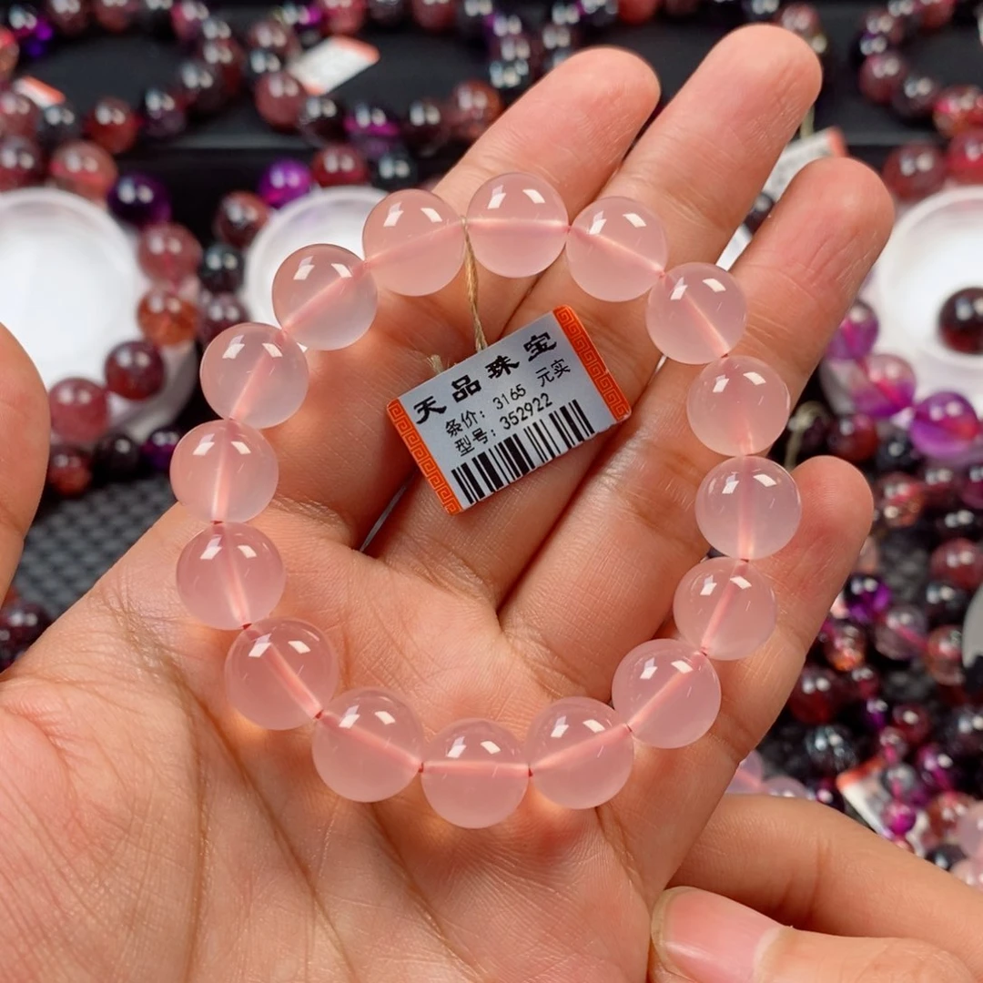 水晶手链未镶嵌无**户粉水晶352922