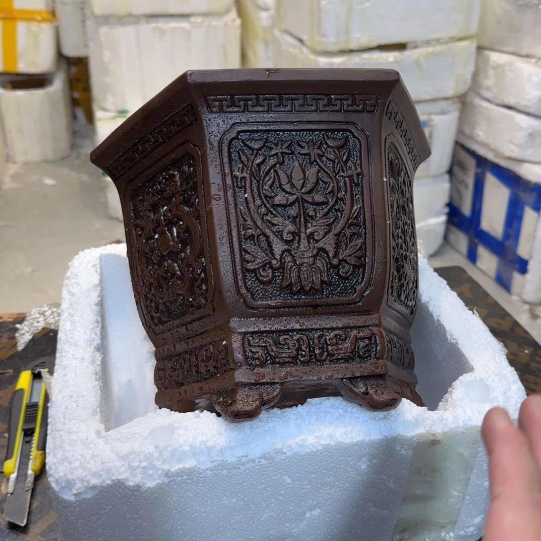 紫砂花盆口径20.20口径