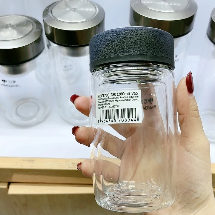 万象品牌双层玻璃杯V65