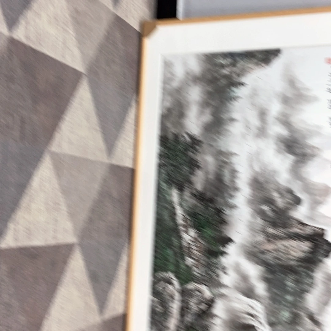 国画李可河四尺带框佳作