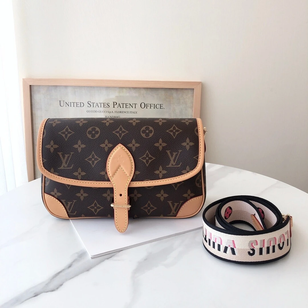 99新 LouisVuitton/路易威登 LV 法棍老花包/优品