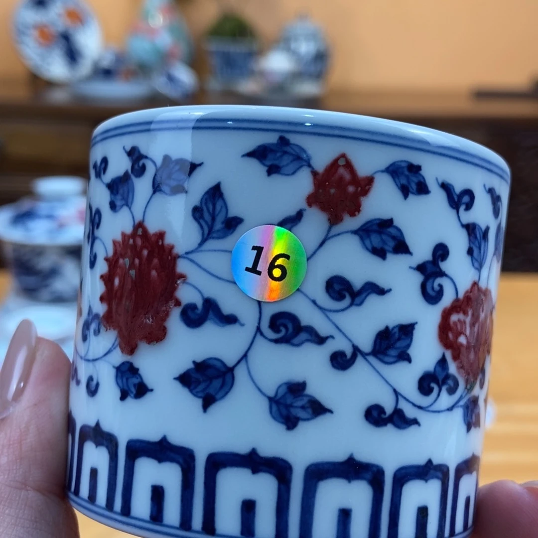 手绘现代茶具非古董