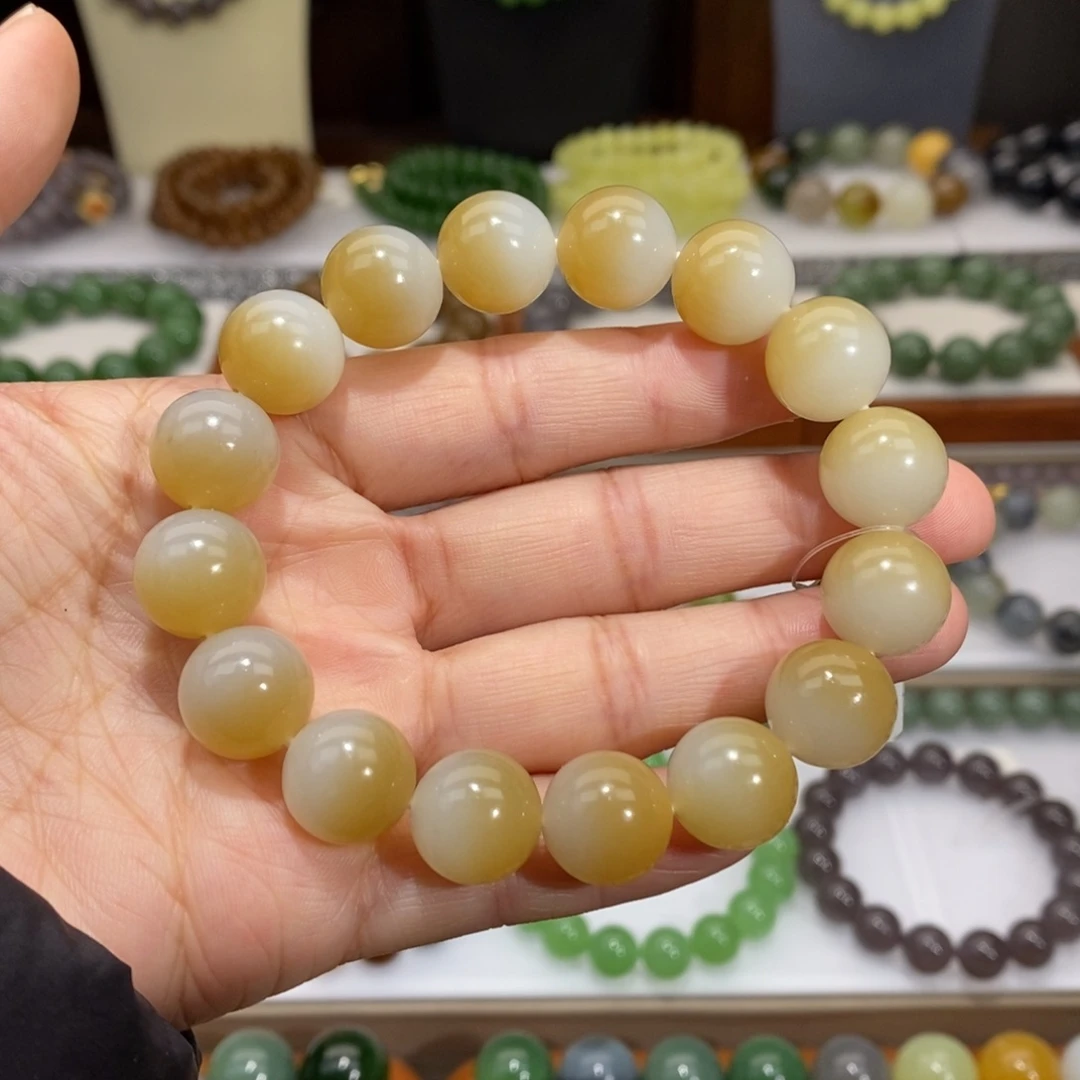 和田玉未镶嵌手串