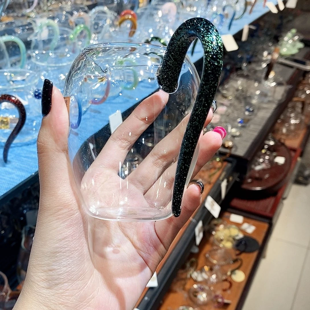 水晶玻璃吸管款，