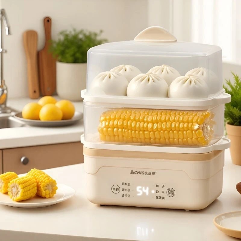 志高煮蛋器预约自动断电蒸蛋器多功能家用学生宿舍早餐神器旗舰店