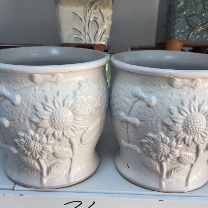 紫砂花盆口18高18，11122