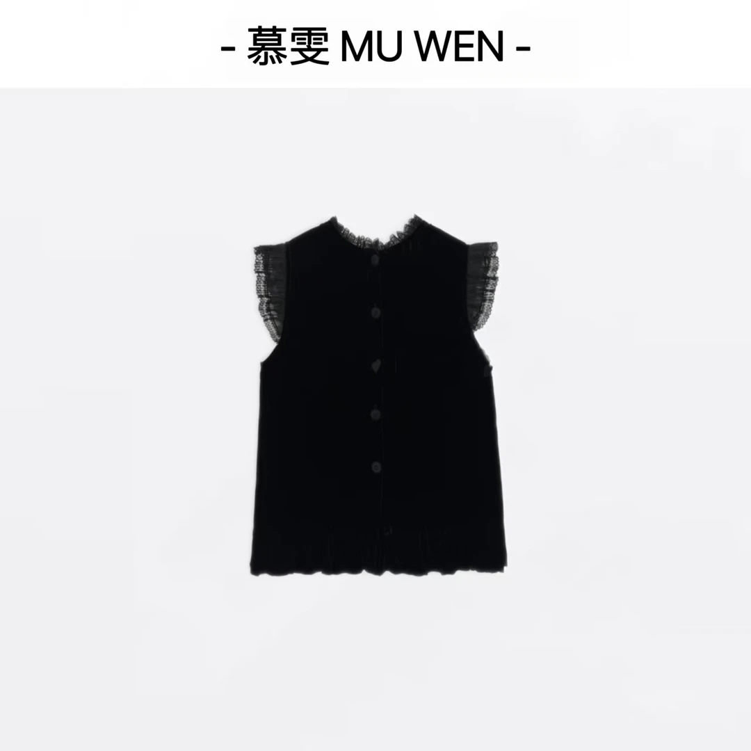 【青临】夏季百搭优雅丝绒上衣25148882