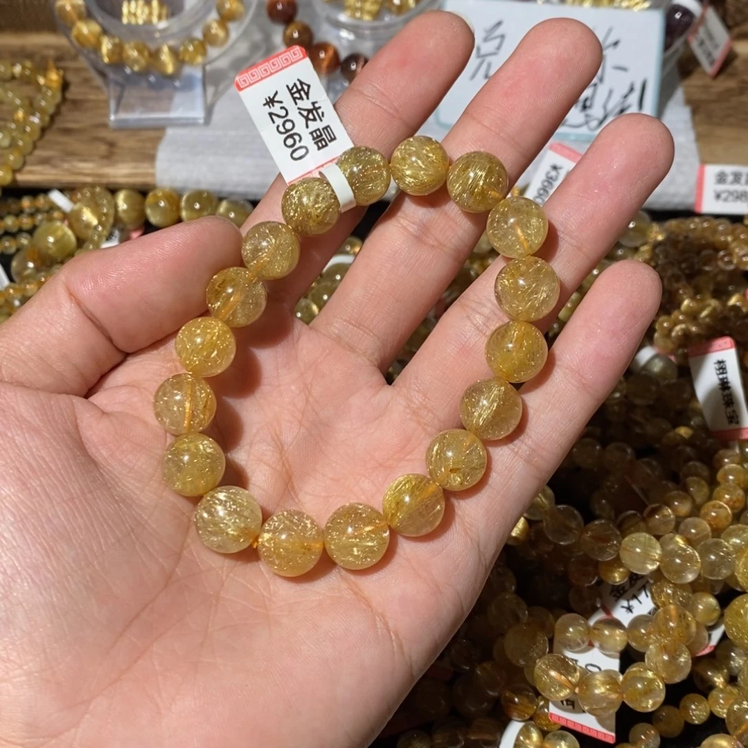 嗷***～水晶手链未镶嵌是