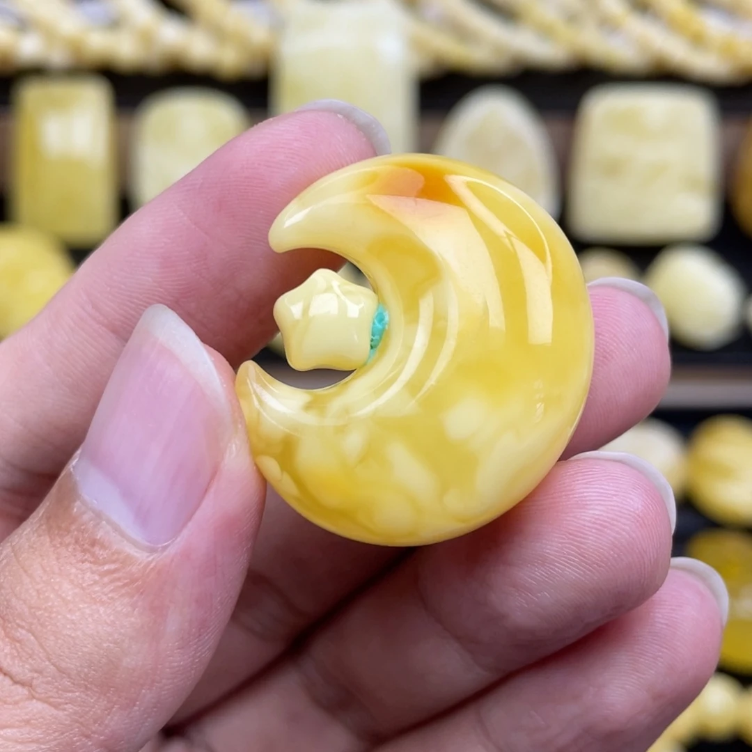 裸石琥珀未镶嵌琥珀蜜蜡