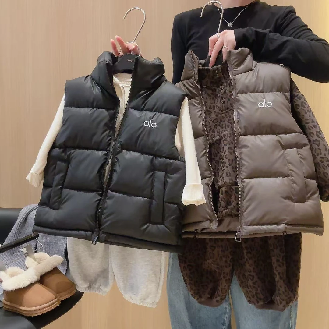 【主播推荐】【顾奈】1008秋冬加厚立领马甲外穿儿童背心坎肩马甲