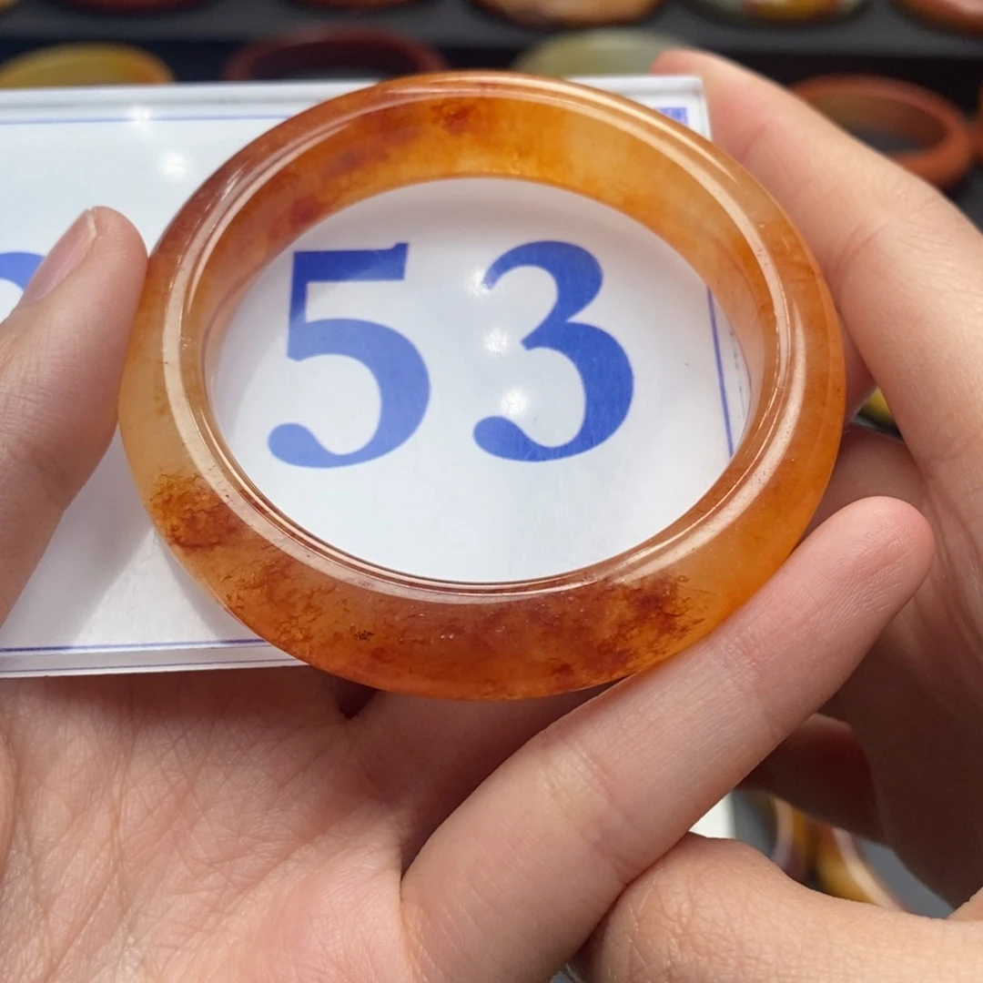 石英质玉（黄龙玉）手镯未镶嵌