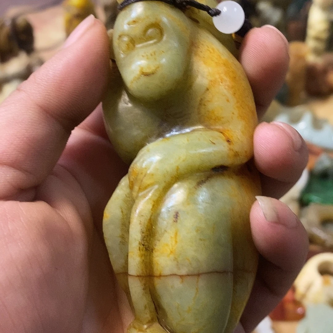 和田玉（糖玉）未镶嵌摆件玉器玉器玉器摆件