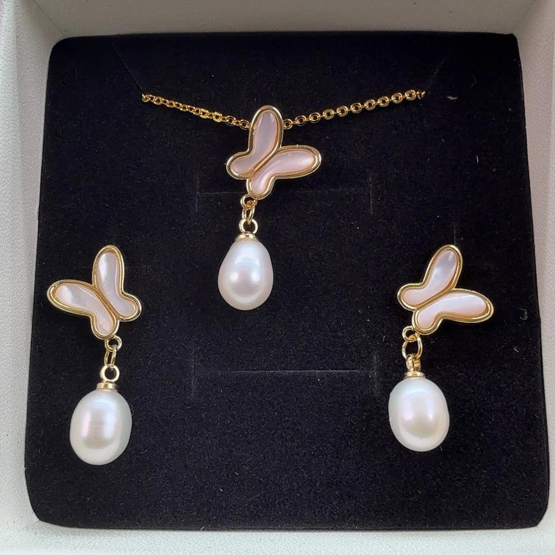 淡水珍珠耳饰未镶嵌