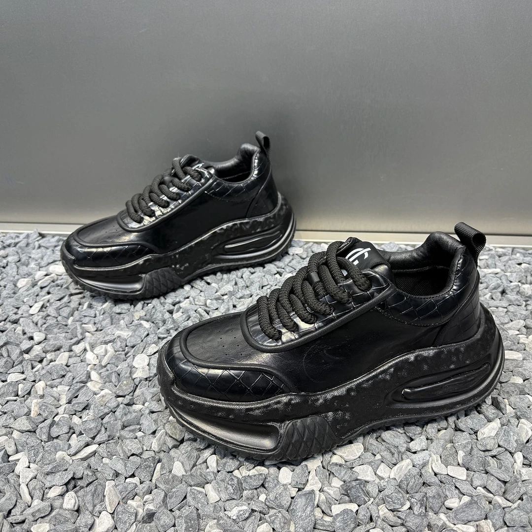 男鞋2025秋冬新款增高休闲鞋舒适防滑运动鞋潮流时尚百搭男款鞋子