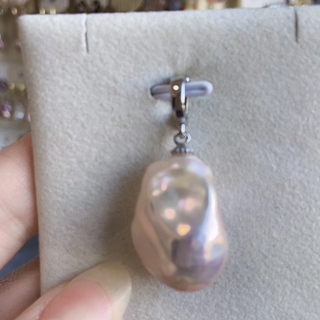 淡水珍珠合金吊坠(不含链)特价1670有瑕