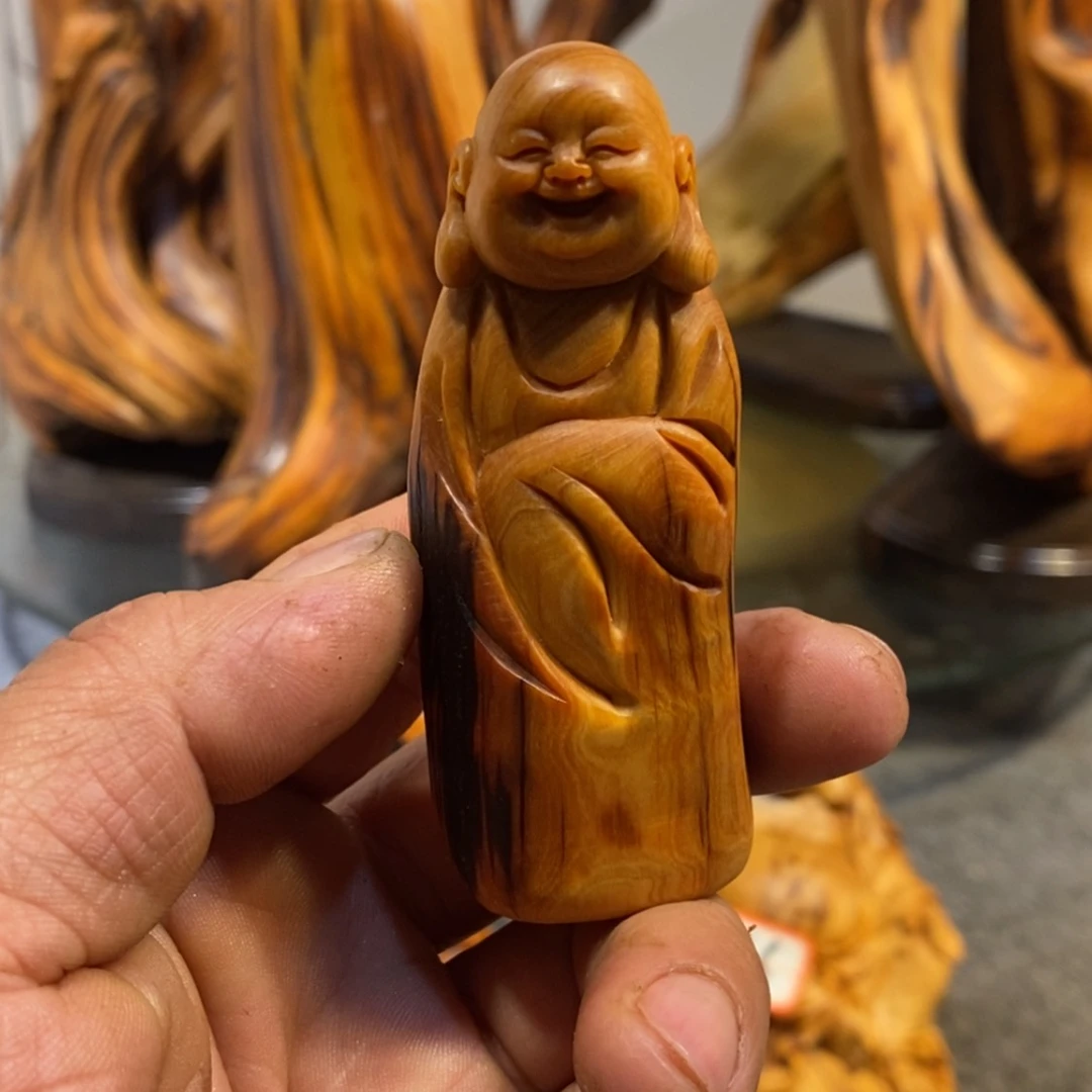 【闪购商品】柏木（崖柏）木雕工艺品摆件根雕崖柏手把件