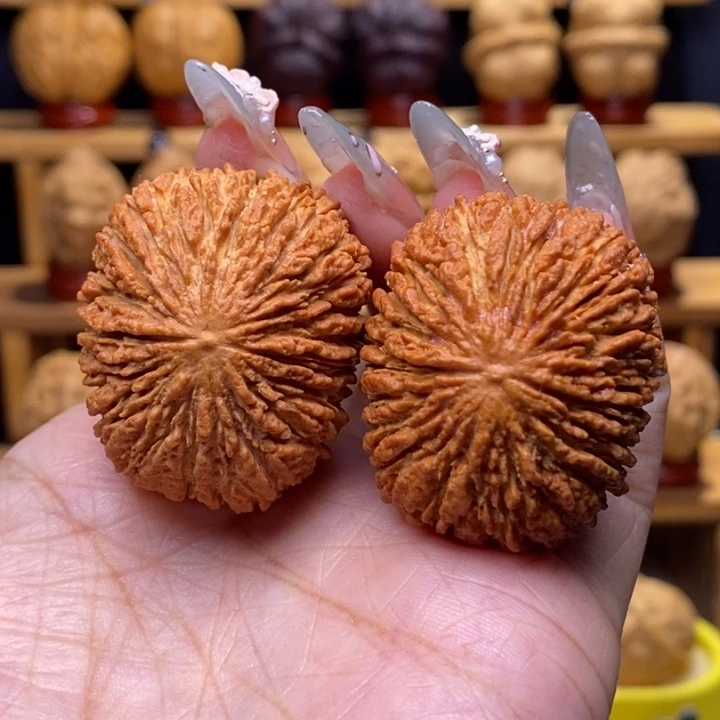 文玩核桃把件猴头22号38尺