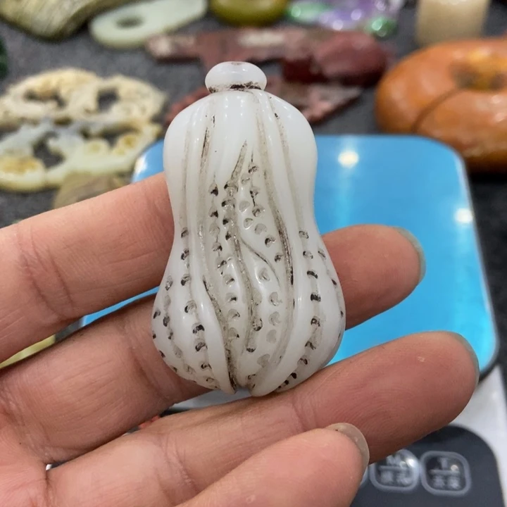 吊坠白玉菩提摆件