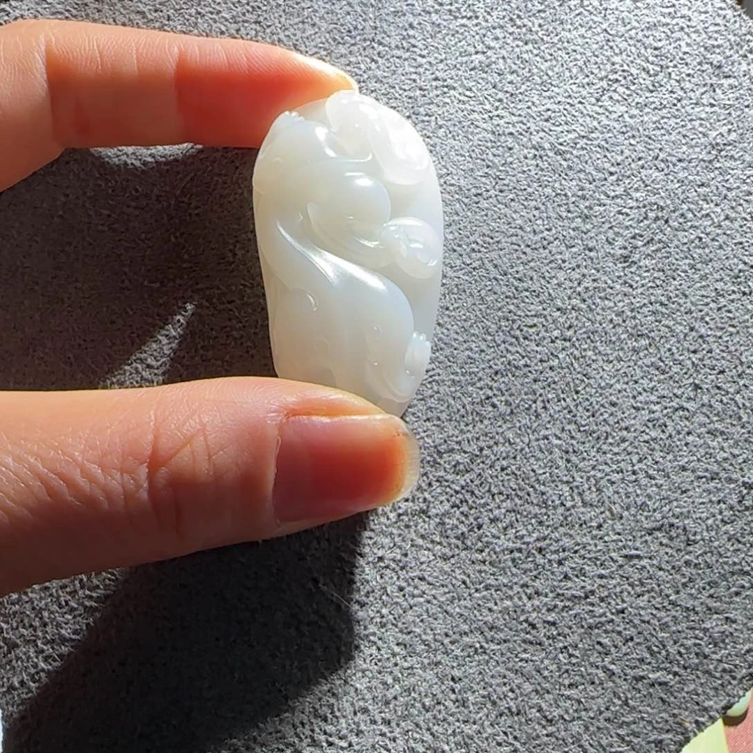 和田玉（白玉）未镶嵌吊坠(不含链)慕*艾