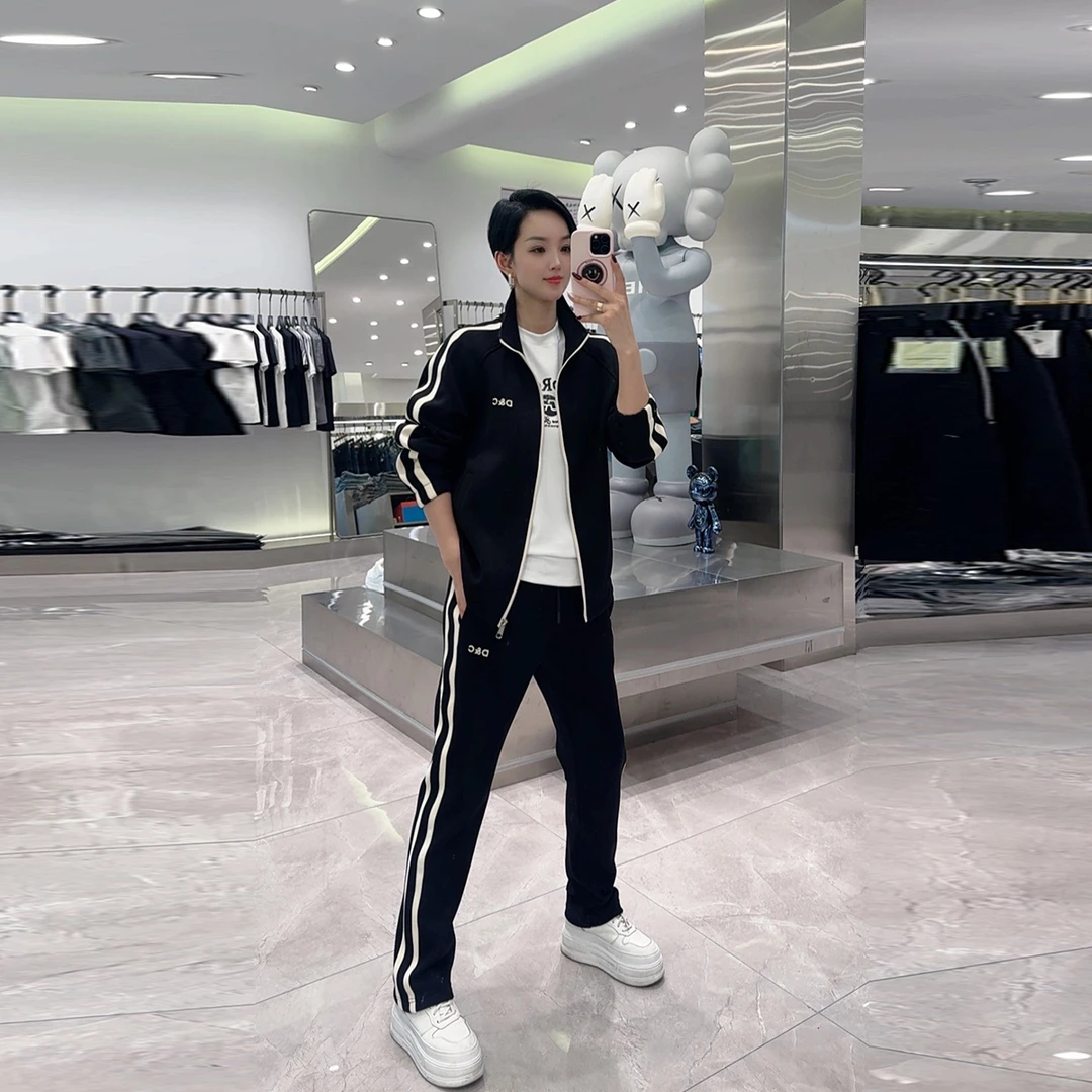 【华尔街名品】2025秋季新款时尚百搭潮流轻奢显瘦男士外套裤子套装