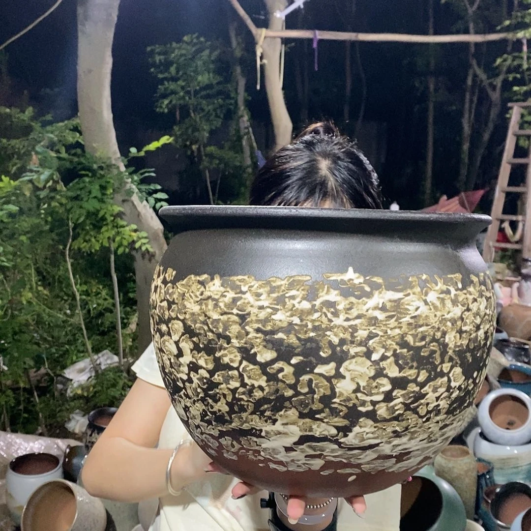 紫砂花盆正品30/25