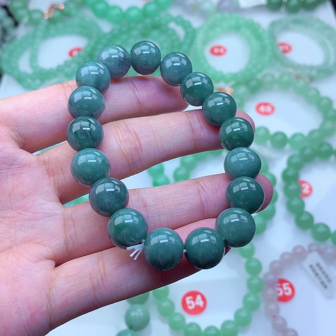 翡翠未镶嵌毛衣链卡11.5