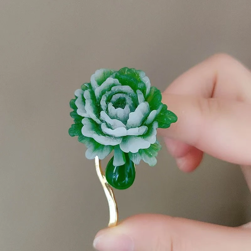 清水芙蓉胸针XZ167