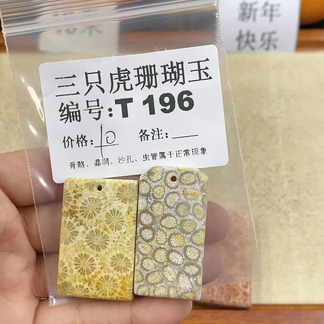 硅化珊瑚（珊瑚玉）1未镶嵌畔*