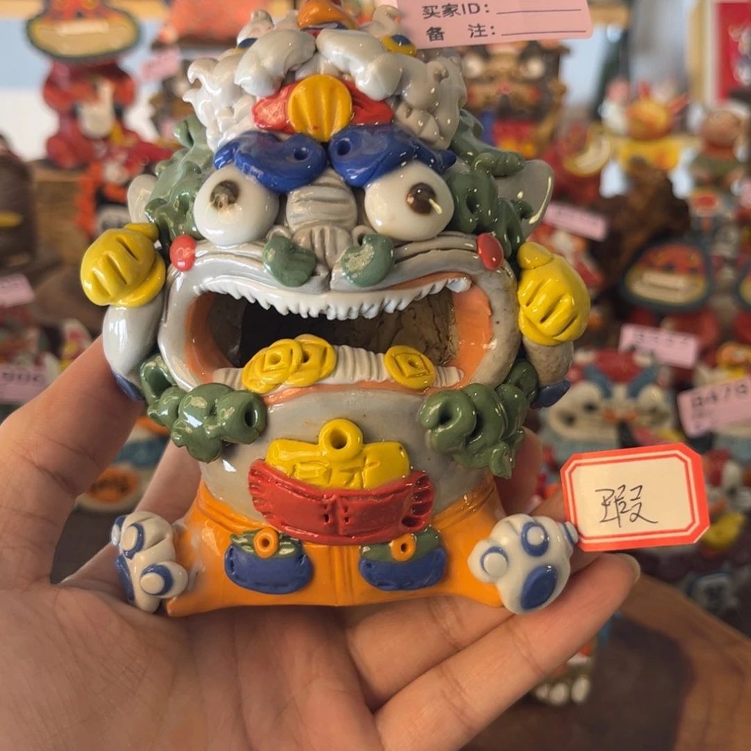 泥塑?**?纯手工茶宠摆件
