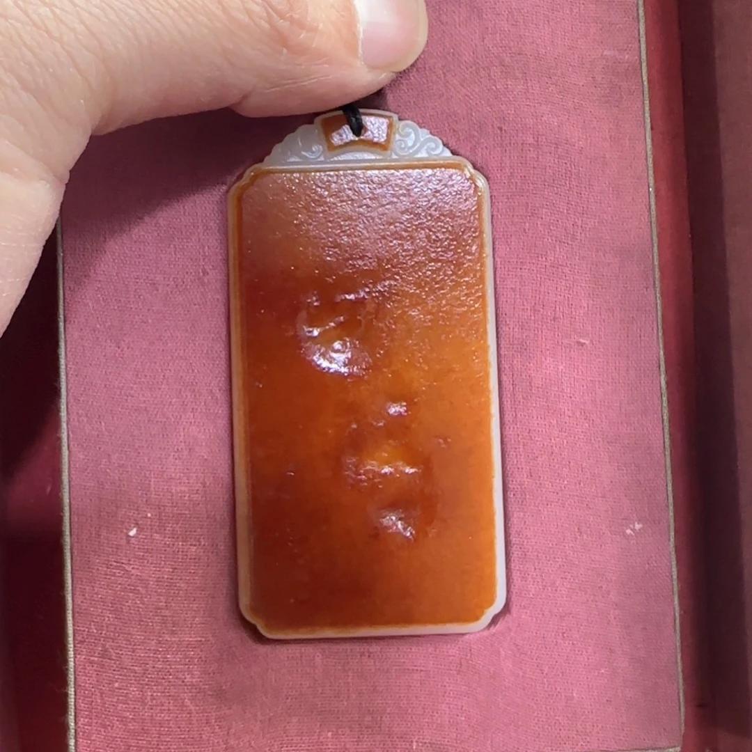 大***象和田玉未镶嵌挂件