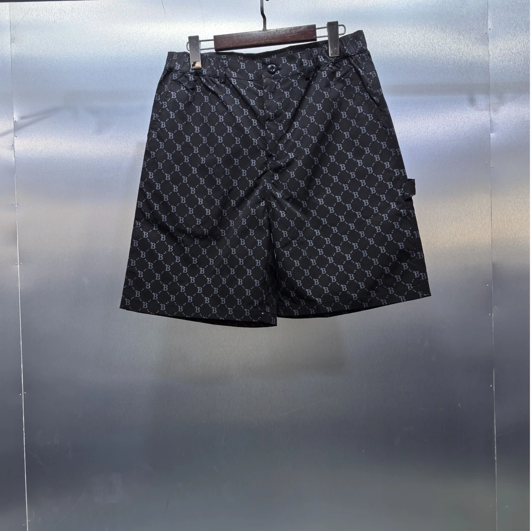 D01-60412-PEA夏季满印花时尚潮流休闲短裤