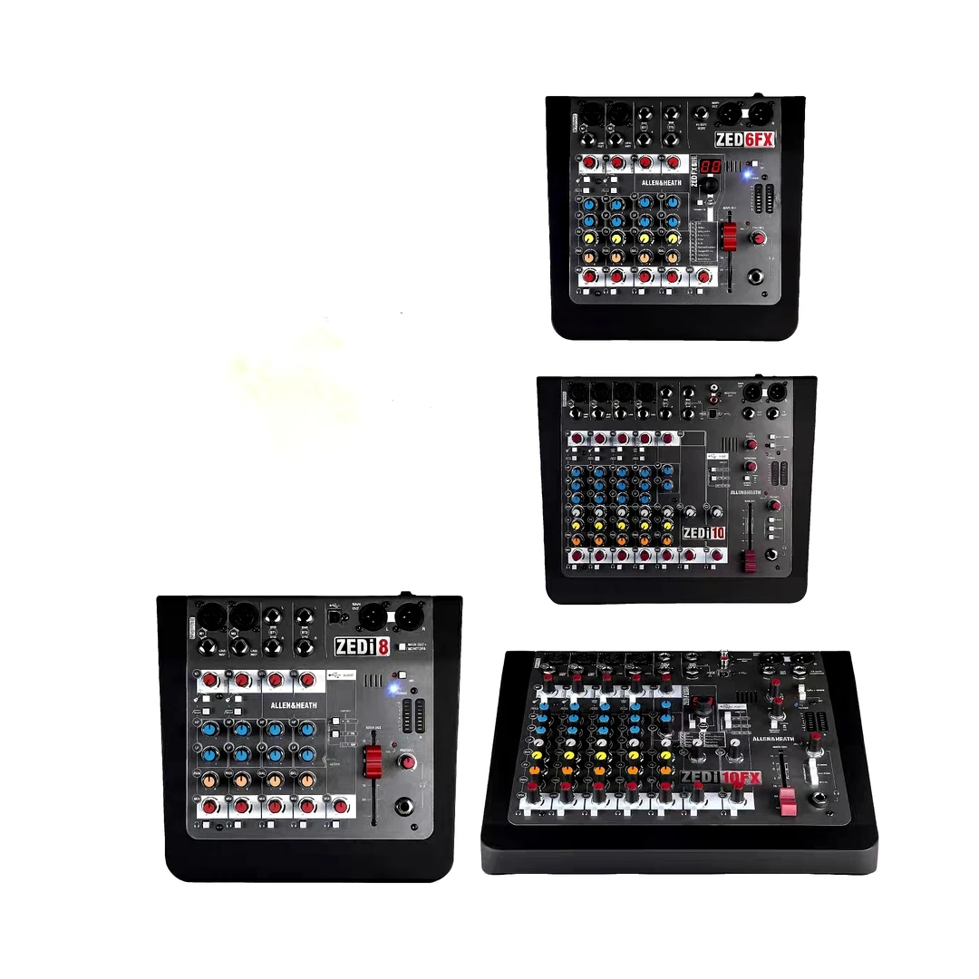 ALLEN&HEATH/艾伦赫赛ZED6 ZEDi8 ZEDi10FX USB声卡 带效果调音台