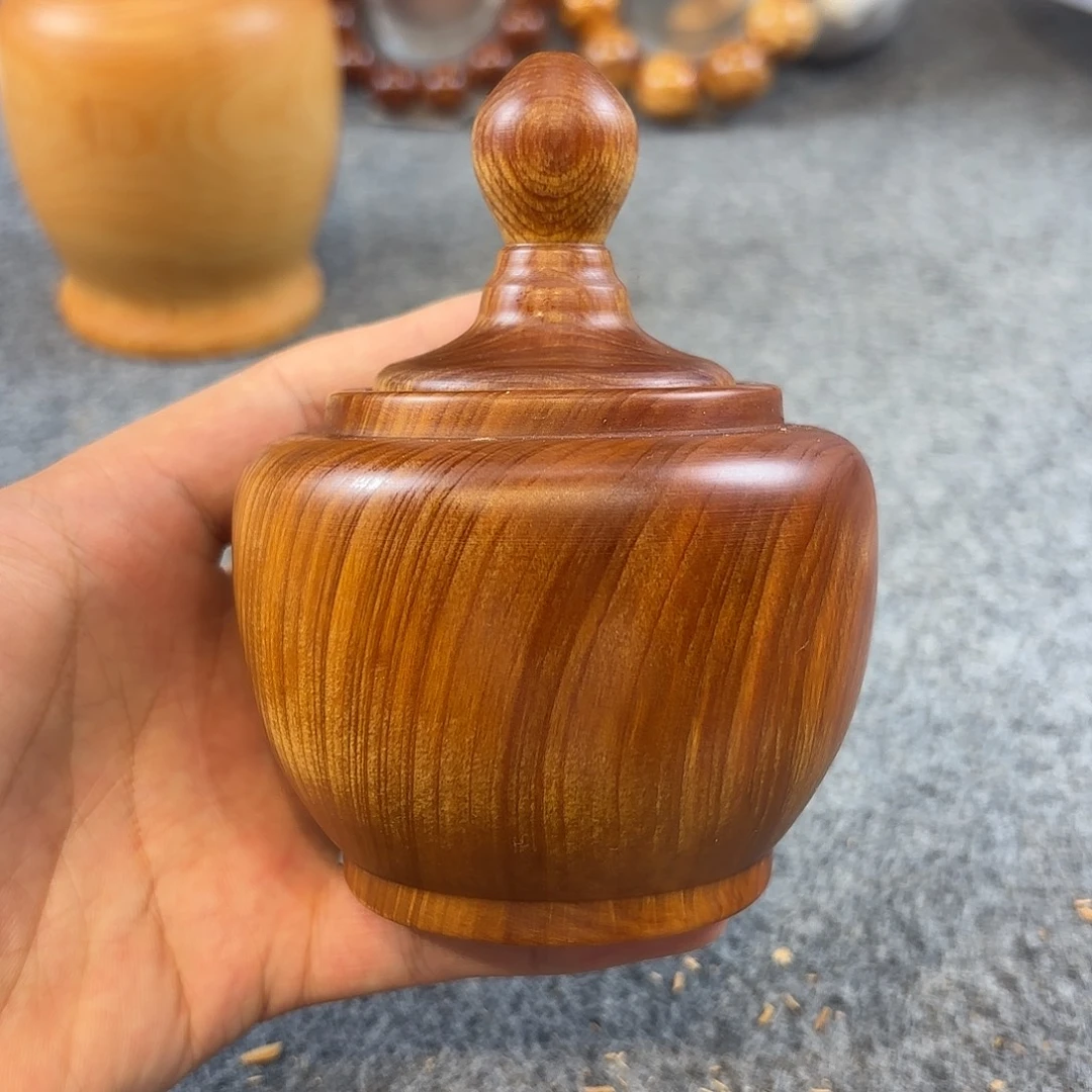 崖柏太行崖柏精品茶叶罐