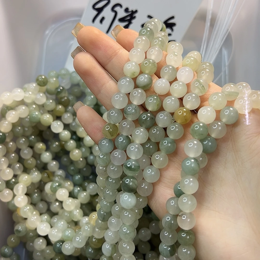 玛瑙/玉髓合金珠宝半成品天山翠卡8三条