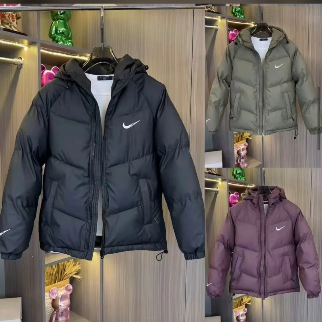 冬季休闲百搭刺绣连帽保暖棉衣