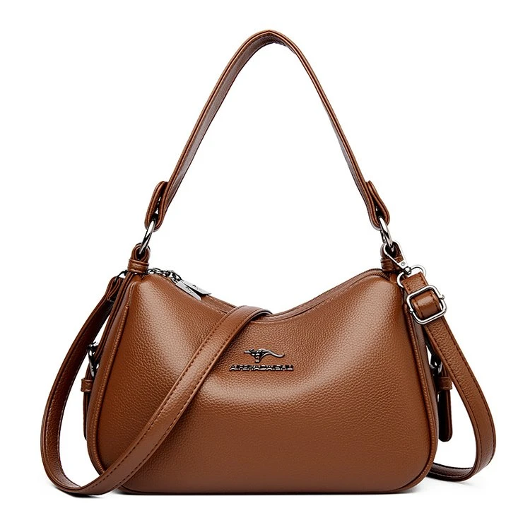 2025新款真皮手提斜挎女包大容量韩版气质通勤百搭女包软皮小方包