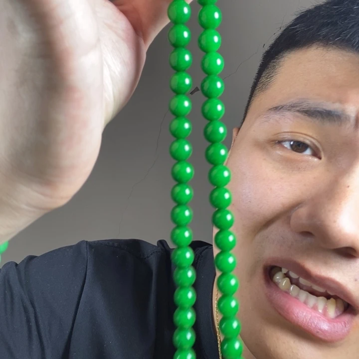 毛衣链未镶嵌翡翠高端时尚10mm木左毛衣链