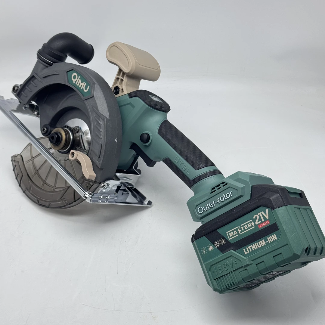 奇牧三代6.5无刷外转子数显大功率电圆锯切割机15节动力一电一机