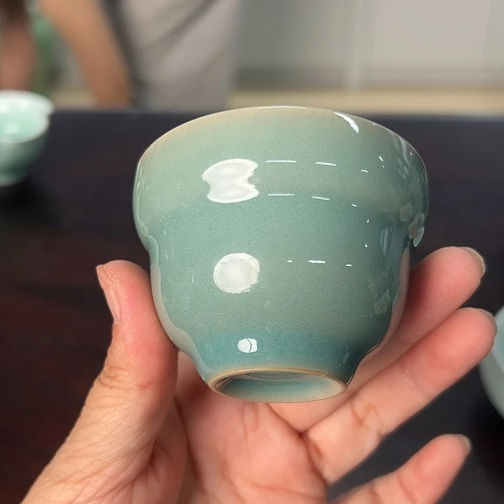 龙泉云间青瓷小米茶器