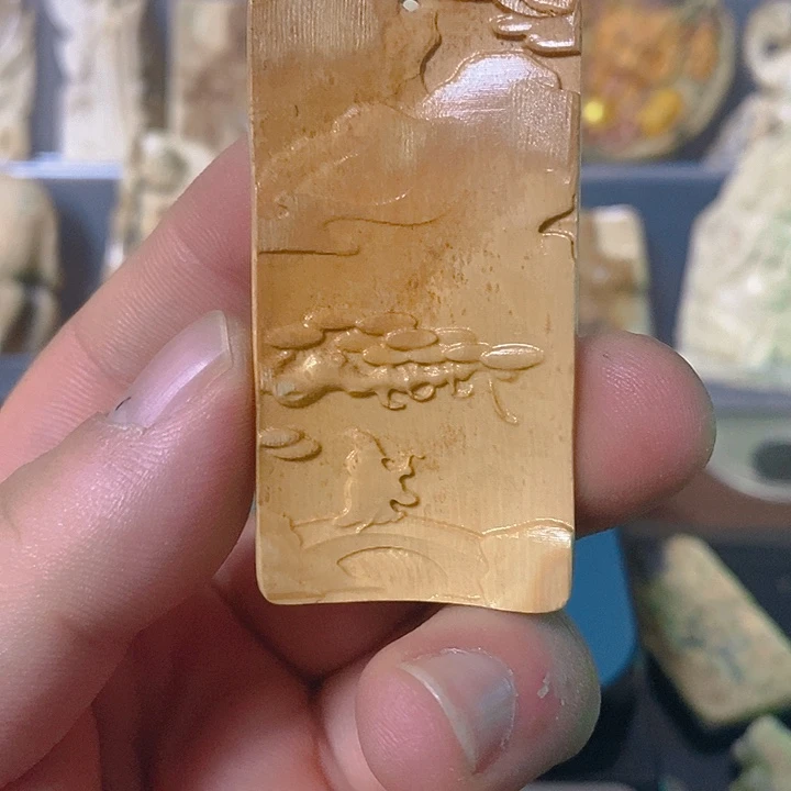 天然猛犸牙雕刻残次品