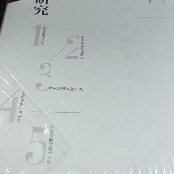 中医诊断现代研究精装塑封